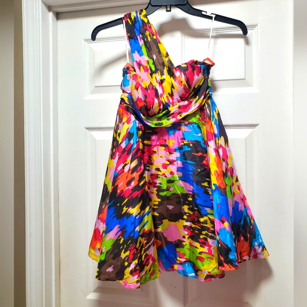 Karlie Semi-Formal Multi-Color Dress
